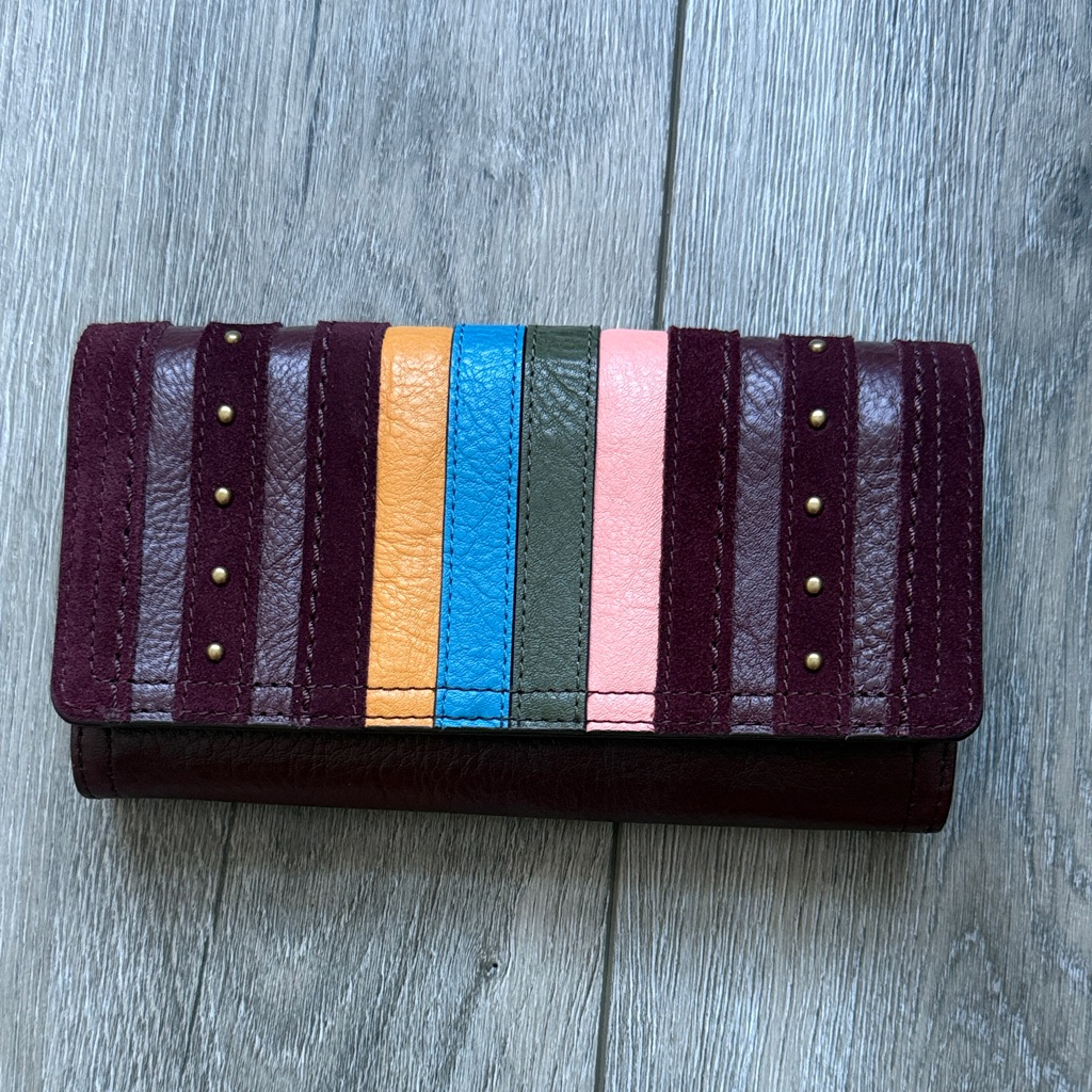 Fossil Multicolour Leather Wallet / Clutch